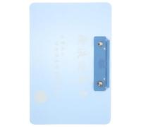 Abaodam Blue Clipboard with Smooth Surface and Sturdy Clip, Multipurpose Nursing Recording Writing Pad for Hospital and Office Use, Sturdy Pp Material with Simple Generous Design