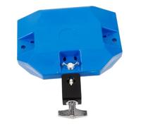 Abaodam Blue Double-tone Plastic Cowbell Percussion Instrument Accessory for Drum Set with Mount - Handheld Music Band Cow Bell Suitable for ’s Drum and Band Accompaniment