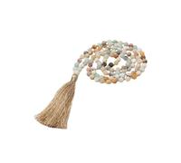 Abaodam Bohemian Style Beaded Necklace Tassel and Crystals for Casual Outfits and Festive Occasions Elegant Neck Jewelry