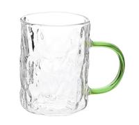 Abaodam Borosilicate Glass Handheld Coffee Mug with Comfortable Handle for Daily Use, Simple and Classic Design Suitable for Household and Office Drinking