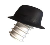 Abaodam Bottle Neck Silicone Shape Black in Wine Bowler Hat Vacuum Sealing Plug that Keeps and Fits Securely into Or Beer for Home Bar Or Kitchen Use