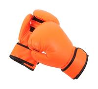 Abaodam Boxing Gloves Orange Shock Absorbing Foam Padding Training Sparring Muay Thai Mma Kickboxing Youth Martial Arts Gloves for Beginners and Advanced Athletes