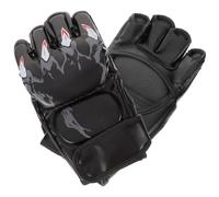 Abaodam Boxing Training Gloves Easy to Put and Take Half-finger with Anti-slip Pu and Eva Material for Men for Mixed Martial Arts and Fitness Workouts