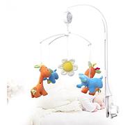 Abaodam Boy Girl Crib Bed Bell Holder Musical Toys Hanging Bracket for Boys and Girls Abs Plastic Music Box Lullaby