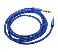 Abaodam Braided Male to Male Instrument Cable Stereo Audio Cord for Electric Guitar Bass Keyboard Clear Stable Sound Lightweight Portable Headphone and Pedal Patch Chord