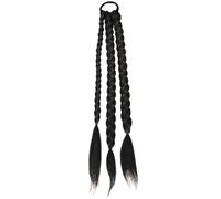 Abaodam Braided Ponytail Extension Synthetic Ponytail Extension 45cm High Temperature Silk Material Easy to Wear Comfortable to Wear Women Female Wedding for Fun