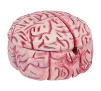 Abaodam Brain Shaped Resin Ashtray with Lid for Home and Patio Use, Anti-tip Base and Easy Surface Cleaning, Unique Decorative Smoking Accessory for Modern Home Space