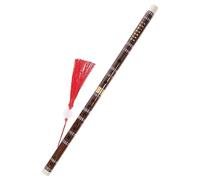 Abaodam Brass Bamboo Flute Chinese Traditional Handmade Musical Instrument for Party Supplies Decoration Home Use Random Style