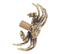 Abaodam Brass Crab Animal Drawer Knob Cabinet Pull Handle for Kitchen Bedroom Dresser Hardware Easy Installation Antique-Style Furniture Upgrade