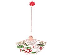 Abaodam Brass Folding Fan Shape Bookmark Chinese Style Metal Page Marker for Notebook and Newspaper, Stylish Vintage Decoration Gift for Readers and Writers Assorted Style