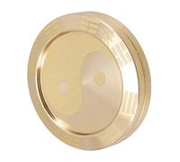 Abaodam Brass Metal Fidget Slider Coin Stress Relief Portable Hand Relaxing Slider for Adults and Teens Decompression Gadget for Anxiety and
