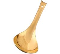 Abaodam Brass Rice Spoon for Home and Kitchen with Non-Stick Surface and Easy to Clean Design Stylish Golden Kitchen Rice Scoop and Soup