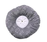 Abaodam Breathable Anti-lick Pet Shield Collar Elizabethan Cat Collar Grey Small for Kitten Recovery and Post-surgery Protection
