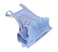 Abaodam Breathable Cat Suit for Kitten Spay Neuter Postoperative Protection, Blue M Size for 2.7-4kg Cats, Surgical Vest for Abdominal Wound Care and Licking Prevention