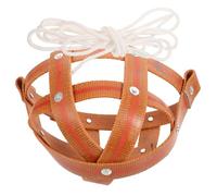 Abaodam Breathable Hollowed Horse Muzzle with Rope Anti-biting Mouth Cover for Cattle and Farm Horses Practical Safety Protector for Grazing and Biting Prevention
