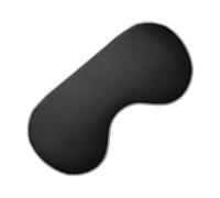 Abaodam Breathable Sleeping Eye Mask for Travel, Black Polyester Soft Eye Patch with Light Blocking and Warm Or Cool Comfort, for Girls and Boys and Girls Nap Or Sleep
