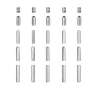 Abaodam Bridge Metal Bridge Lower String Bars Screws 25pcs Tremolo Set for Height Adjustment and Fixing Silver Colour Thread Diameter 3mm Pitch 0.5mm Guitar