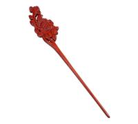 Abaodam Brown Synthetic Material Hair Bun Holder Stick for Women Easy to Slide Hairpin That Does Not Damage Hair for Doing Exercises and Anniversaries