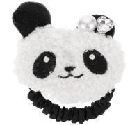 Abaodam Bulk Hair Bands Ponytail Holders Plush Cartoon Panda Decoration Secure Hold Elegant Hair Accessory for Teen Women Everyday Wear