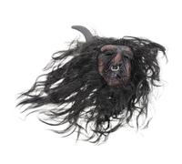 Abaodam Bull Mask Halloween Prop for Men with Horned Latex Design, Reusable and Easy Maintenance Spooky Mask for Haunted House and Cosplay Events