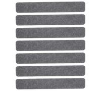 Abaodam Bulletin Board Bar Strips Wall Memo Board Strips Felt with Pushpins 8 Pcs Self Adhesive Easy to Install Wall Decoration for Home and Office