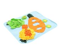 Abaodam Bunny Foraging Mat Interactive Feeding Pad for Guinea Pigs and Bright Color Snuffle Mat to Foraging Instinct Exercise Sense of Smell Conceal Treats for Mental Enrichment and Play