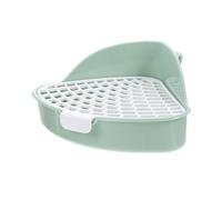 Abaodam Bunny Litter Box Cage Hamster Toilet Fall Rabbit Litter Box for Hamster Potty Trainer Bunny Pet Toilet Suitable for Shavings for Guinea Pigs