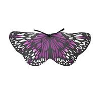 Abaodam Butterfly Cape for Wear Resistant Cosplay Costume for Stage Performance for Halloween and Masquerade Events High Grade Polyester Material Vibrant Purple Gradient Design