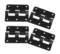 Abaodam Cabinet Door Hinges Iron Small Box Hinges 4Pcs Removable Flight Case Hardware for Jewelry Boxes and Craft Cases