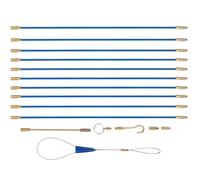 Abaodam Cable Puller for Electrical Cables with Glassfiber and Copper Material, Featuring Rigidity and Threaded Butt Joint, for Suspended Ceilings and Passing Through Walls