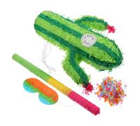 Abaodam Cactus and Paper Candies Rod Includes Material Reusable Pinata with Interactive Fun Unique Creative Design Random Color for Birthday Party for Fiesta Celebration