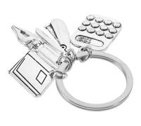 Abaodam Calculator Keychain Lightweight Sturdy Small Calculator Pocket Gift for Librarians and School