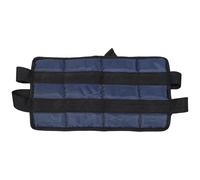 Abaodam Calf Protector for Wheelchair Adjustable Footrest Strap Extra Leg Support Accessory Black Oxford Cloth Cushioned Pad Wear-Resistant Prevents Feet Slipping for Ordinary Wheelchairs