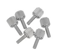 Abaodam Caliper Screw Set for Repair 6pcs M2.5x8mm Metal Knurled Thumb Screws for Dial Calipers and Measuring Calipers for Daily Use