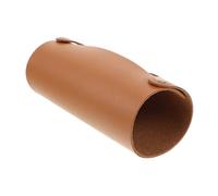 Abaodam Camping Gas Canister Protective Cover 250g Propane Tank Sleeve Brown Leather Anti-fall Gas Stove Protector for Outdoor Camping and Hiking
