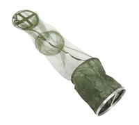 Abaodam Capacity Foldable Fishing Trap Cage Portable Fish Net with Stainless Steel and Nylon Mesh Compact Outdoor Crayfish and Shrimp Catch Net for Easy Storage and Transport