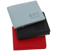 Abaodam Car Driver License Wallet Travel Document Organiser and Easy to Carry Design 3pcs with Pu Faux Leather Material, Water Resistant Protection for Vehicle Registration and Id Cards