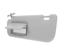 Abaodam Car Left Side Sun Visor with Built-in Makeup Mirror Auto Interior Sun Shade Windshield Sunshade Blocker Anti-glare Protection Stylish Gray Design