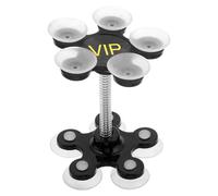 Abaodam Car Phone Holder with Double-Sided Suction Cup, Black Dashboard and Windscreen Mount, Universal Cellphone Support for Navigation and Automotive Accessories