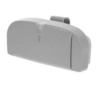 Abaodam Car Sun Visor Glasses Holder with Ticket and Bill Storage, Multifunctional Gray Plastic Car Interior Organizer for Vehicle Visor Accessories