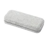 Abaodam Car Sunglasses Case Hard Shell Rhinestone Travel Glasses Holder 6.69X2.76X1.18 Inches Compact Organizer for Women
