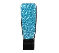 Abaodam Car Visor Glasses Holder Clip with Light Blue Rhinestones Portable Eyeglasses and Sunglasses Organizer for Car Sun Visor for Travel and Daily Use
