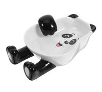 Abaodam Cartoon Ceramic Spoon Rest Multi-Functional Kitchen Utensil Holder with Fine Workmanship White Porcelain Ladle and Chopsticks Rest for Kitchen Counter Or Dining Table Decor