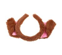 Abaodam Cartoon Dog Ears Headband for Adults and Boys and Girls Cute Puppy Cosplay Hair Accessories Furry Dog Ear Costume Headband for Halloween Parties and Photo Shoots