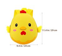 Abaodam Cartoon Eggshell Chicken Backpack with Zipper Adorable Lightweight School Bag for Spacious Rucksack for Daily Essentials and Birthday