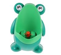 Abaodam Cartoon Frog Boy Training Urinal Potty Pee Trainer for Toddlers Wall-Mounted Portable Green Potty Toilet Suitable for Boys Random Style