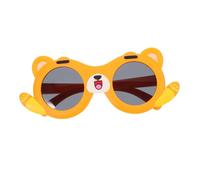Abaodam Cartoon Sunglasses Lightweight Eyewear with Yellow Gray Lenses for Parties and Photo Props Durable Flexible Frame for Boys and Summer Accessories