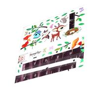 Abaodam Cartoon Tree Branch Bird Height Chart Wall Sticker Self-Adhesive Kids Room Decor