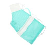 Abaodam Cat Bath Bag Sturdy Mesh for Easy Bathing Nail Cutting Grooming Convenient Outdoor Carry Scratch Design for Cats Kittens Green White Upgrade Version