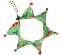 Abaodam Cat Collar Cute Kitten Christmas Bell Adjustable Pet Collar for Cats Festive Snowman Santa Pattern Neckwear